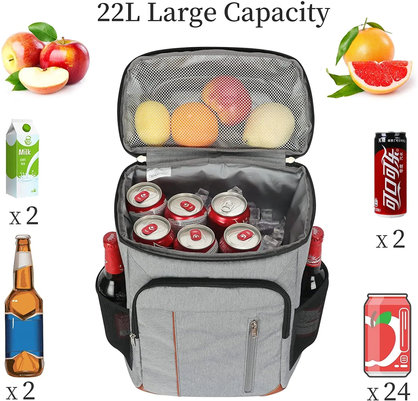 DENUONISS Wine Backpack – Portable 600D Insulated Carrier