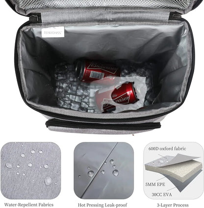 DENUONISS Wine Backpack – Portable 600D Insulated Carrier