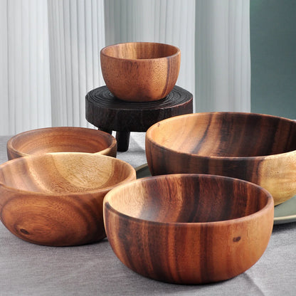 Acacia Wooden Salad Bowl