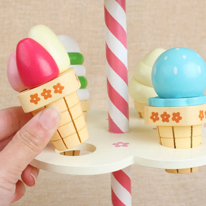 Kids Wooden Food Play Set