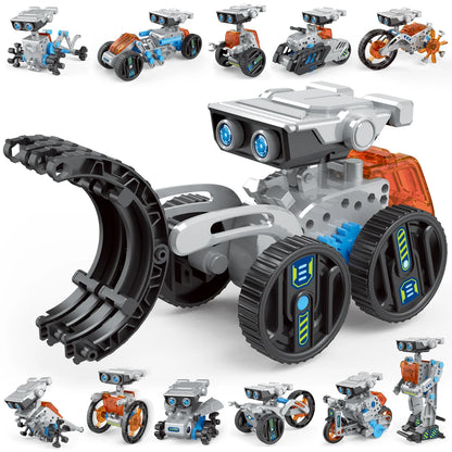 Solar-Powered Science Experiment Robot Kit – DIY Educational Building Toy for Kids