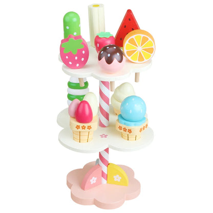 Kids Wooden Food Play Set