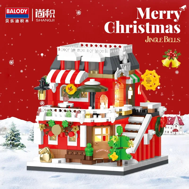 Christmas House Mini Building Block