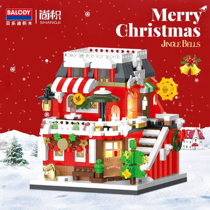 Christmas House Mini Building Block