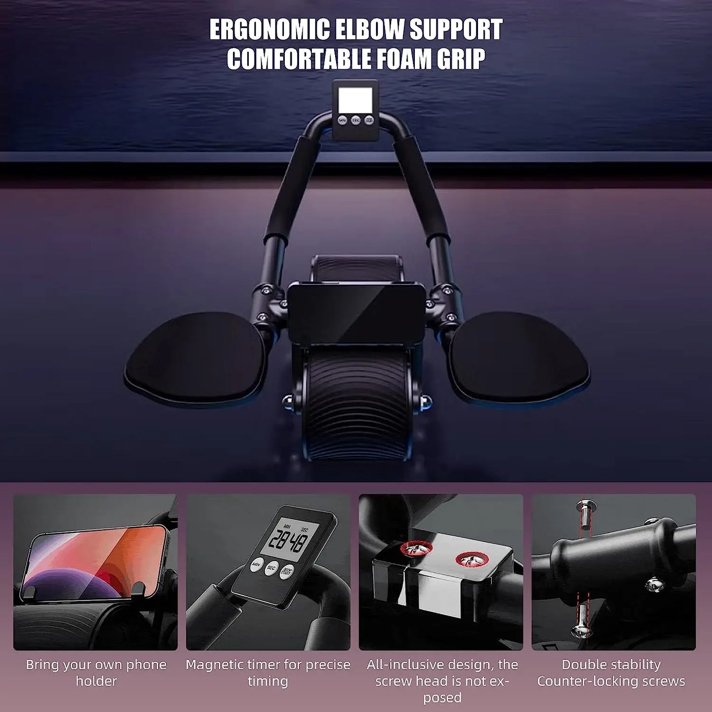 Automatic Abdominal Exercise Roller Wheel