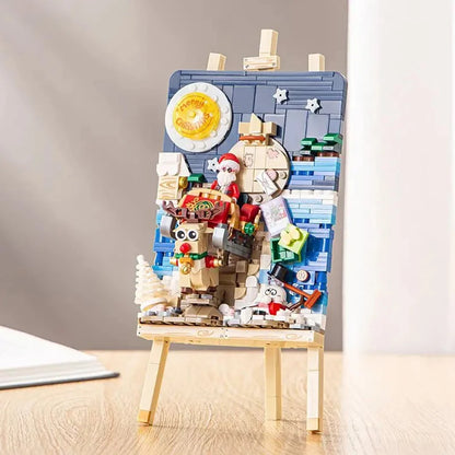 Drawing Puzzle Model Building Blocks