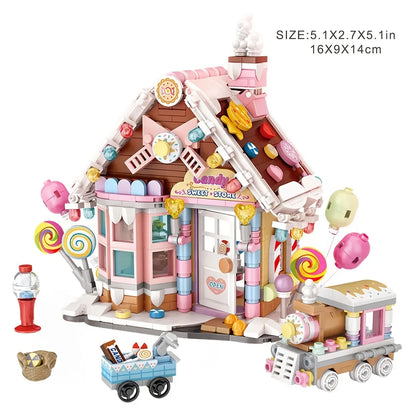 Christmas Candy House Building Blocks