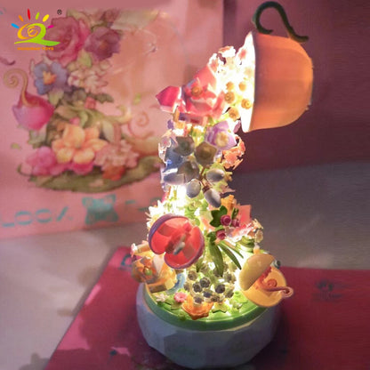 Romantic Flower Lighting Music Box