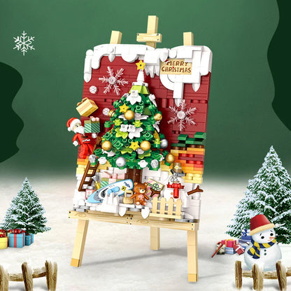 Drawing Puzzle Model Building Blocks