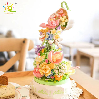 Romantic Flower Lighting Music Box