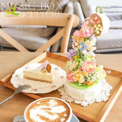 Romantic Flower Lighting Music Box
