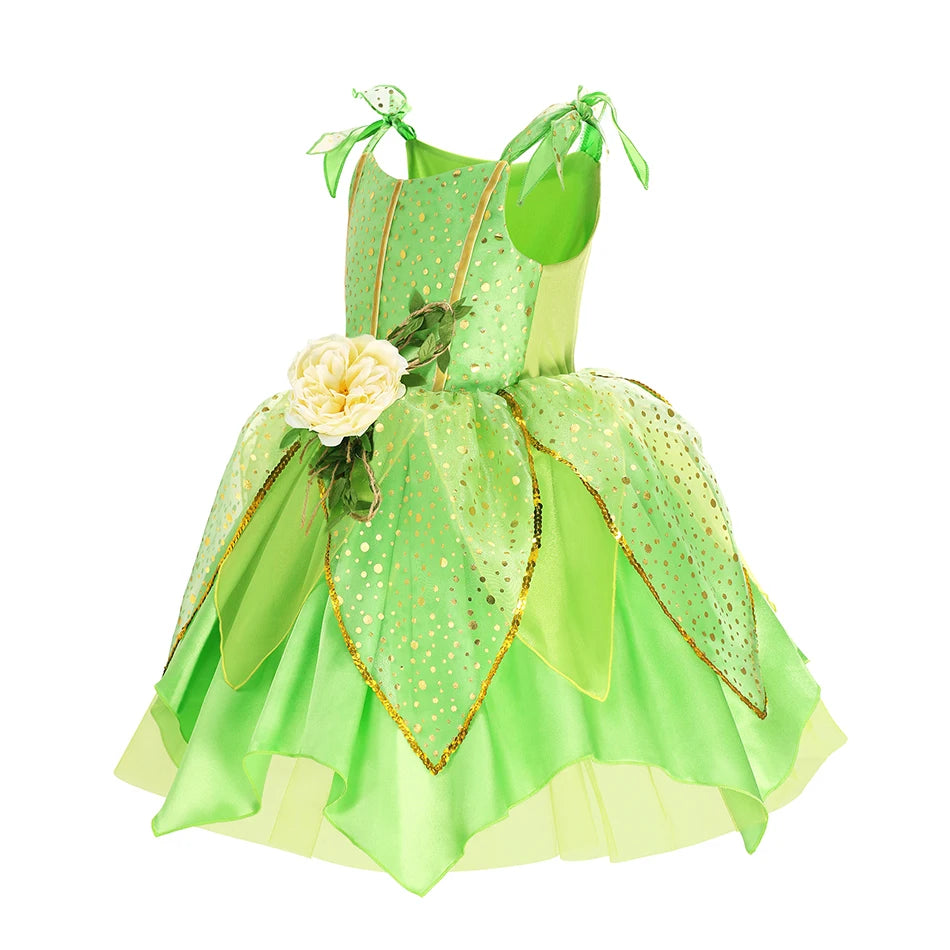 Girls Tinkerbell Fairy Dresses Up