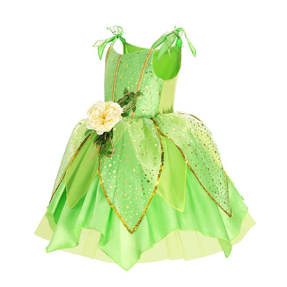 Girls Tinkerbell Fairy Dresses Up