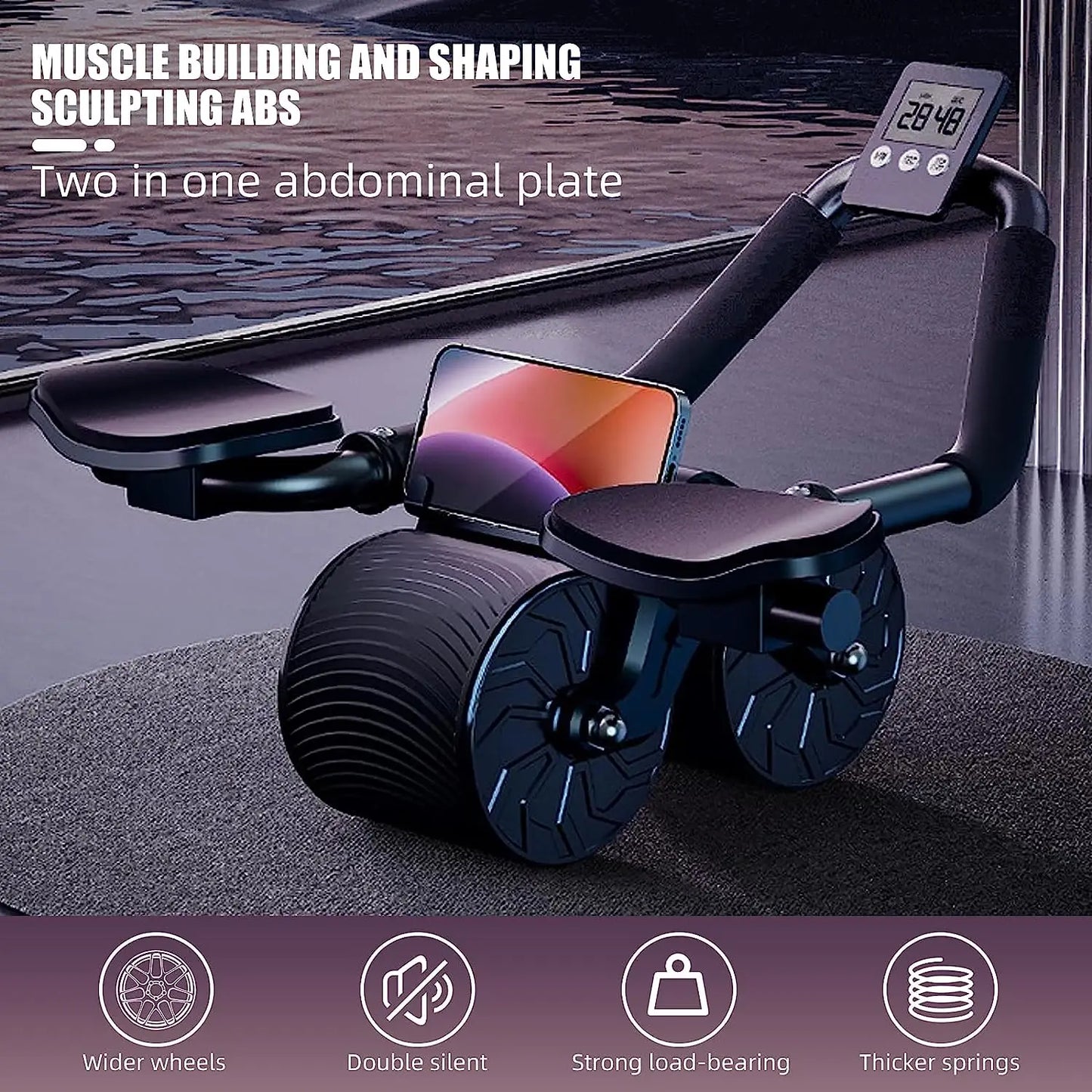 Automatic Abdominal Exercise Roller Wheel
