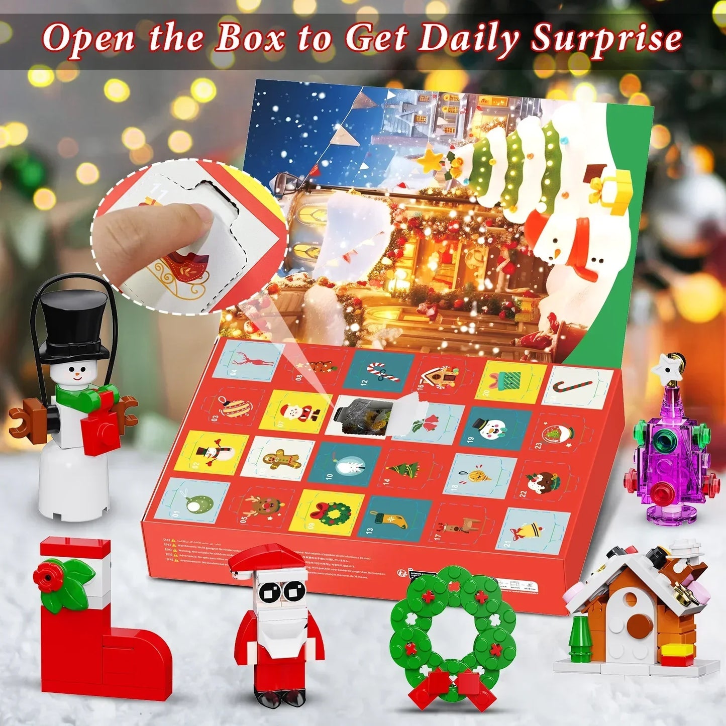 Tree Hanging Decorations Building Blocks