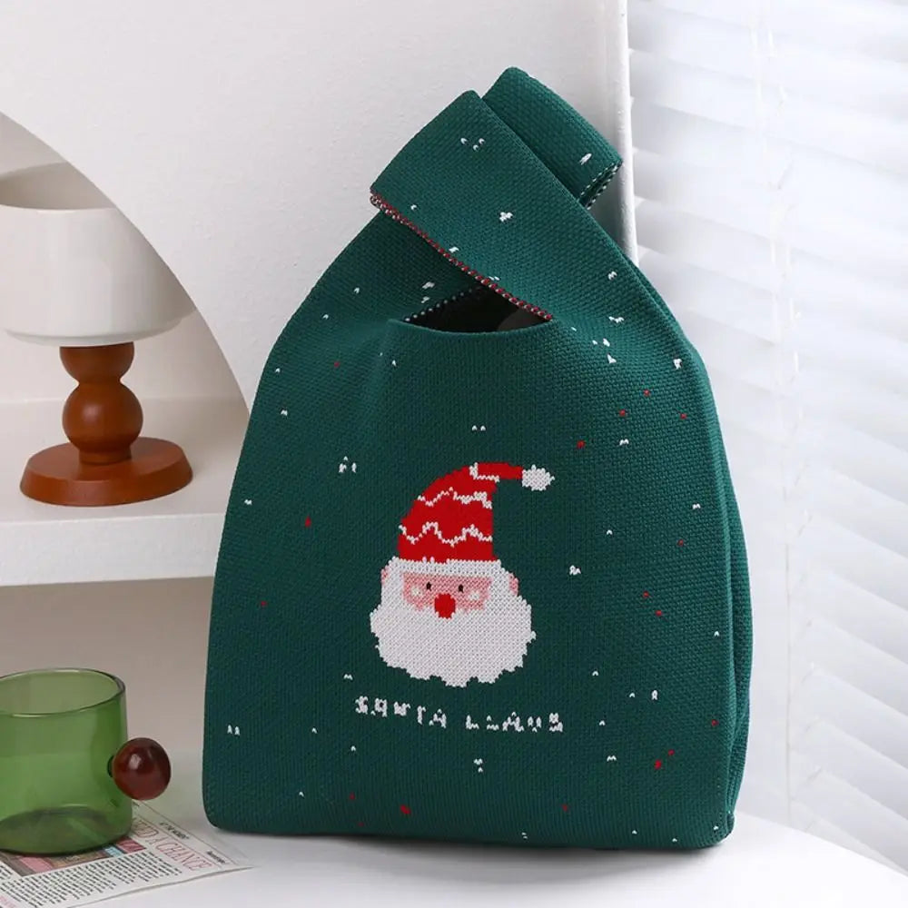 Christmas Handmade Knit Handbag