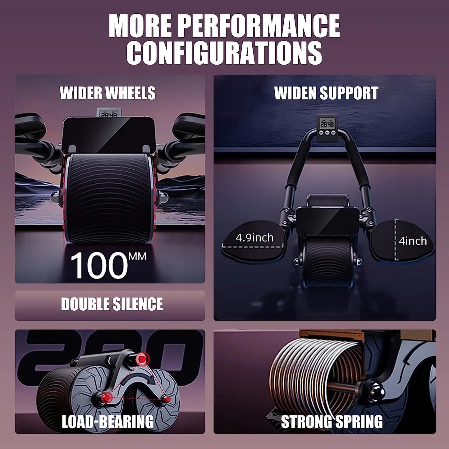 Automatic Abdominal Exercise Roller Wheel