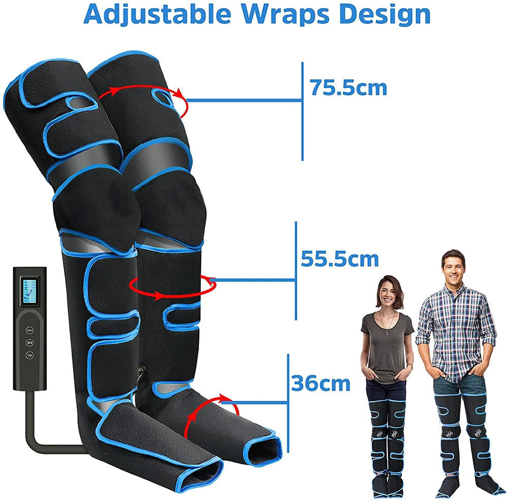 Leg Muscle Relaxer - Air Compression & Vibration Heating Massage