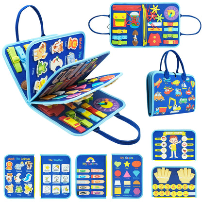 25-in-1 Montessori Sensory Busy Board for Toddlers