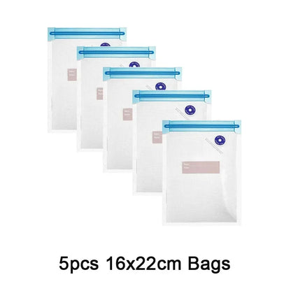 Reusable Vacuum Food Storage Bags Set