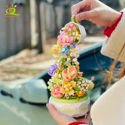 Romantic Flower Lighting Music Box