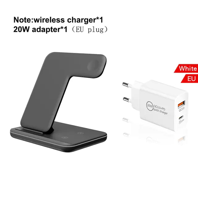 Simplify Your Charging: 3-in-1 Wireless Charger Stand